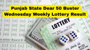 Punjab State Dear 50 Buster Wednesday Weekly Lottery Result 28.01.2026 6 PM Check Winning Numbers and Prize Details