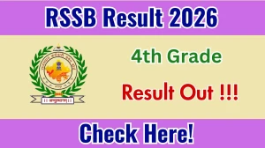 Rajasthan Grade 4 Result 2026 Released – Download Merit List & Cutoff