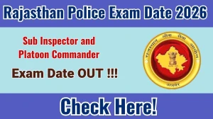 Rajasthan Police SI Exam Date 2026 Out for 1015 Posts at rpsc.rajasthan.gov.in Check Details Here