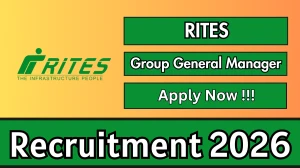 RITES Group General Manager Recruitment 2026 - Apply Offline