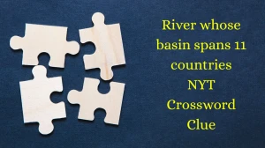 River whose basin spans 11 countries NYT Crossword Clue