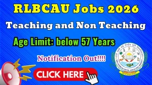 RLBCAU Teaching and Non Teaching Recruitment 2026 – Apply Online for 75 Posts