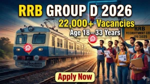 RRB Group D Recruitment 2026 - Apply Online for 22195 Posts