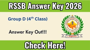 RSSB 4th Class (Group D) Final Answer Key 2026 OUT - Download PDF, Response Sheet & Merit List RSSB 4th Class (Group D) Final Answer Key 2026 OUT - Download PDF, Response Sheet & Merit List