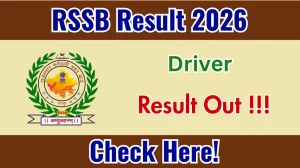 RSSB Driver Result 2026 OUT - Download Vahan Chalak Merit List PDF & Cutoff