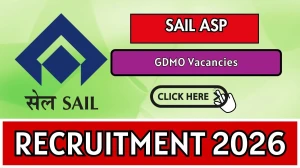 SAIL ASP GDMO Recruitment 2026 – Walk in for 02 Posts