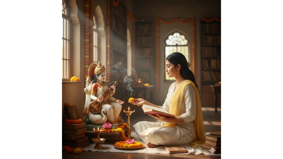 Saraswati Puja 2026 Special Prompts: 10 Trending Google Gemini AI Photo Editing Prompts for Basant Panchami Portraits