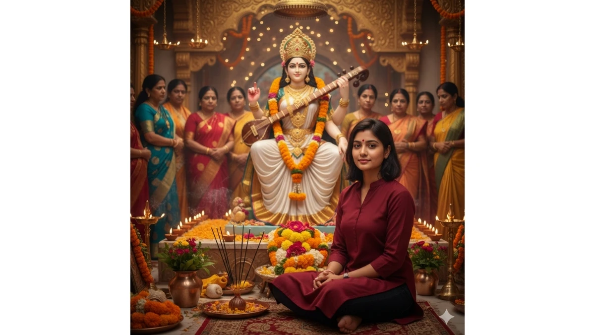 Saraswati Puja 2026 Special Prompts: 10 Trending Google Gemini AI Photo Editing Prompts for Basant Panchami Portraits
