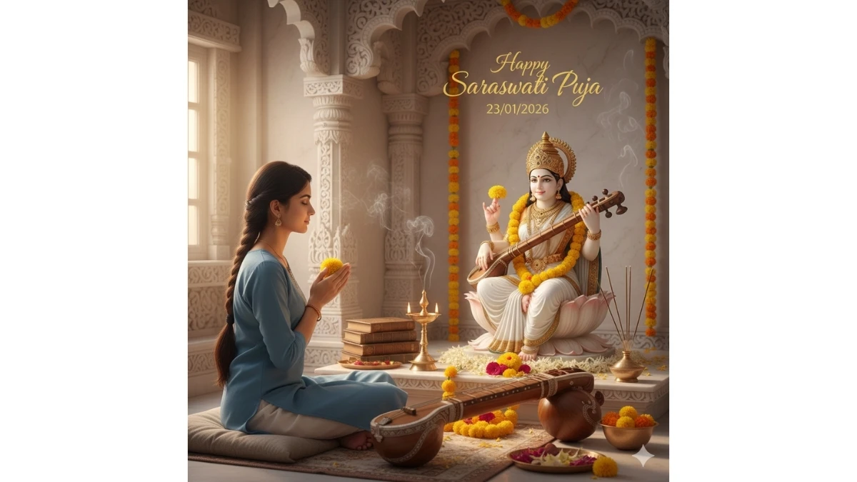 Saraswati Puja 2026 Special Prompts: 10 Trending Google Gemini AI Photo Editing Prompts for Basant Panchami Portraits