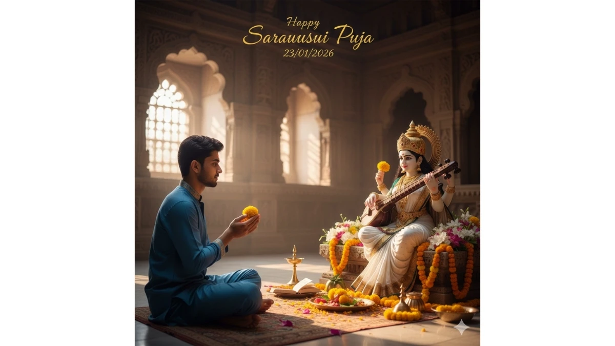 Saraswati Puja 2026 Special Prompts: 10 Trending Google Gemini AI Photo Editing Prompts for Basant Panchami Portraits