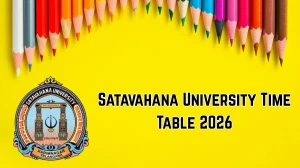 Satavahana University Time Table 2026 Announced For B.Ed and LLB @ satavahana.ac.in Details Here