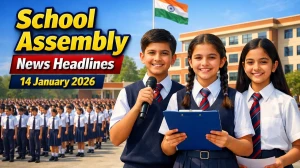 School Assembly News Headlines Today 14th January 2026: Top National, World, Sports, and Business News
