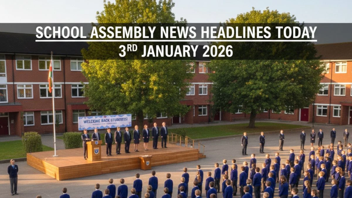 School Assembly News Headlines Today 3rd January 2026: Top National, World, Sports, and Business News