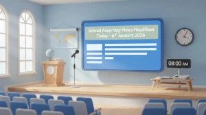 School Assembly News Headlines Today 6th January 2026: Top National, World, Sports, and Business News