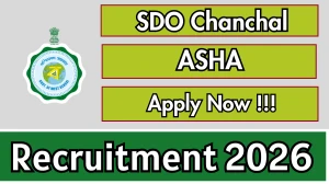 SDO Chanchal Malda ASHA Recruitment 2026 - Apply Offline for 19 Posts