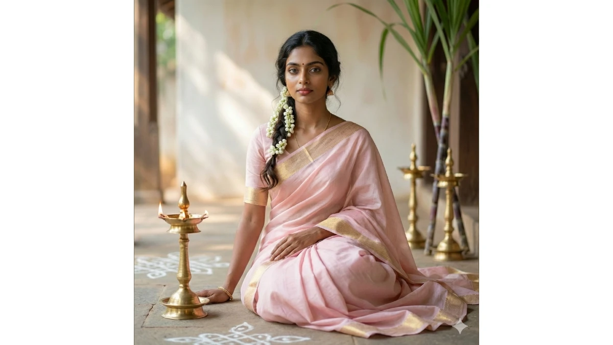 12 Google Gemini AI Pongal Photo Editing Prompts for Girls to Create Elegant Festive Portraits