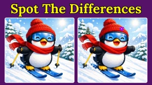 Spot The Difference: Can you spot 3 differences between the two Images in 10 seconds?