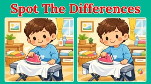 Spot The Difference: Can you spot 3 differences between the two Images in 10 seconds?