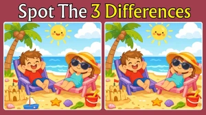 Spot the Difference Challenge: Can You Find 3 Differences in Just 15 Seconds?