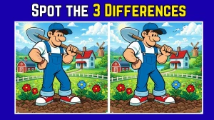 Spot the Difference Challenge: Can you spot 3 differences between the two images...