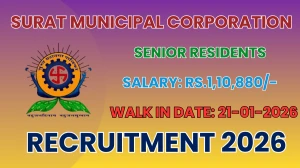Surat Municipal Corporation Senior Residents Recruitment 2026 – Walk in for 29 Posts