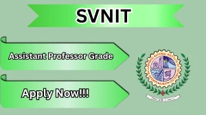 SVNIT Assistant Professor Grade Recruitment 2026 – Apply Online