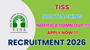 TISS Non Teaching Recruitment 2026 - Apply Online