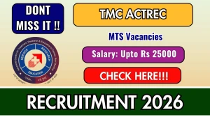 TMC ACTREC MTS Recruitment 2026 – Walk in