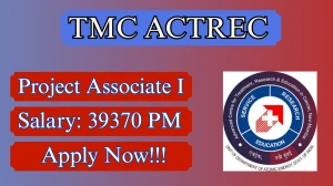 TMC ACTREC Project Associate I Recruitment 2026 – Apply Online