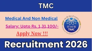 TMC Recruitment 2026 - Apply Online for 23 Medical And Non Medical Posts