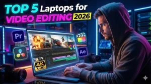 Top 5 Best Laptops for Video Editing in 2026 (Performance, Prices & Real‑World Picks)