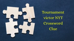 Tournament victor NYT Crossword Clue