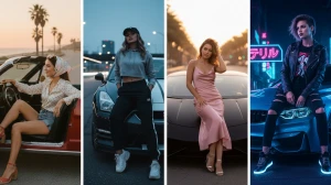 Try these 10 Viral Google Gemini AI Photo Editing Prompts for Girls to Create Instagram-Trending Aesthetic Car Portraits