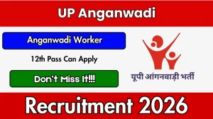 UP Anganwadi Worker Recruitment 2026 – Apply Online for 08 Posts