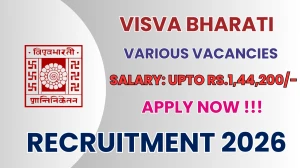 Visva Bharati Administrative Recruitment 2026 - Apply Online Visva Bharati Administrative Recruitment 2026 - Apply Online