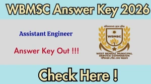 WBMSC Assistant Engineer Answer Key 2026 OUT - Download PDF & Raise Objection