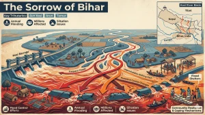 Which River is Known as the Sorrow of Bihar?