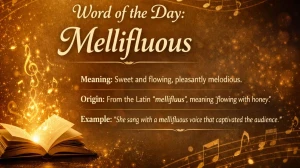 Word of the Day: Mellifluous with Meaning and Definition