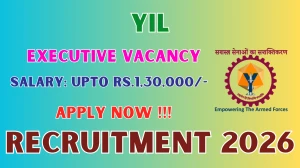 YIL Executive Recruitment 2026 - Apply Offline