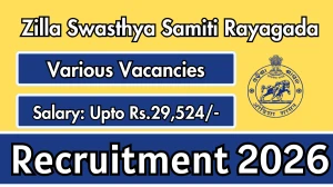Zilla Swasthya Samiti Rayagada Recruitment 2026 - Apply Offline for 47 Block Data Manager, Psychologist And More Posts