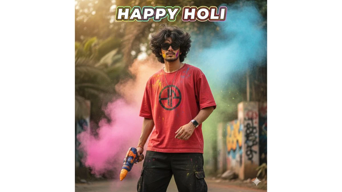 Happy Holi Gemini AI Photo Editing Prompts: Generate the Festival of Colors with Stunning Visuals