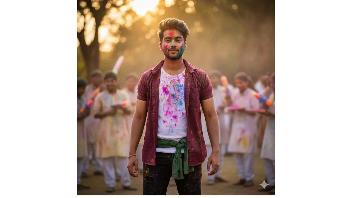 Happy Holi Gemini AI Photo Editing Prompts: Generate the Festival of Colors with Stunning Visuals