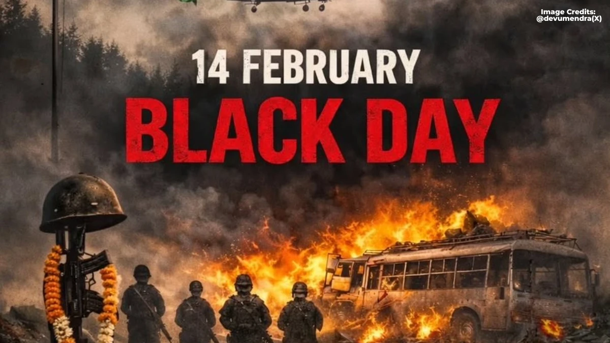 14 February Black Day Pulwama Attack Status: Tribute Messages for 40 CRPF Martyrs