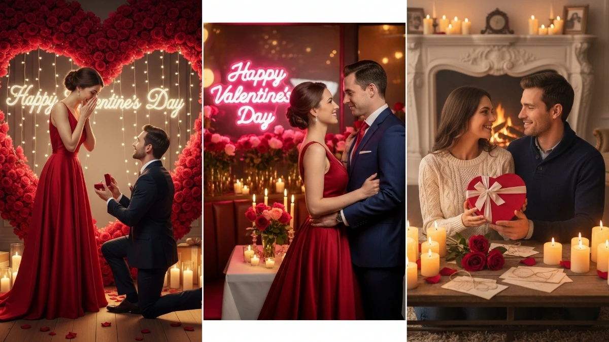 15 Google Gemini Valentine’s Day 2026 AI Prompts to Create Beautiful Romantic Couple HD Portraits