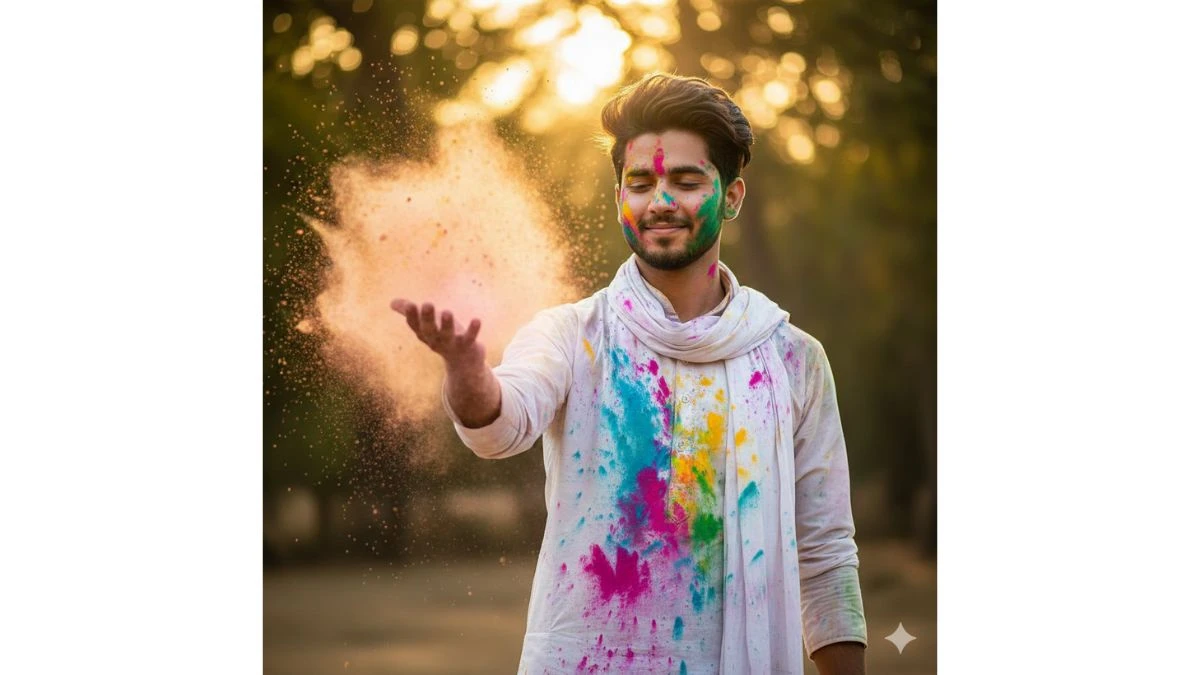 Happy Holi Gemini AI Photo Editing Prompts: Generate the Festival of Colors with Stunning Visuals
