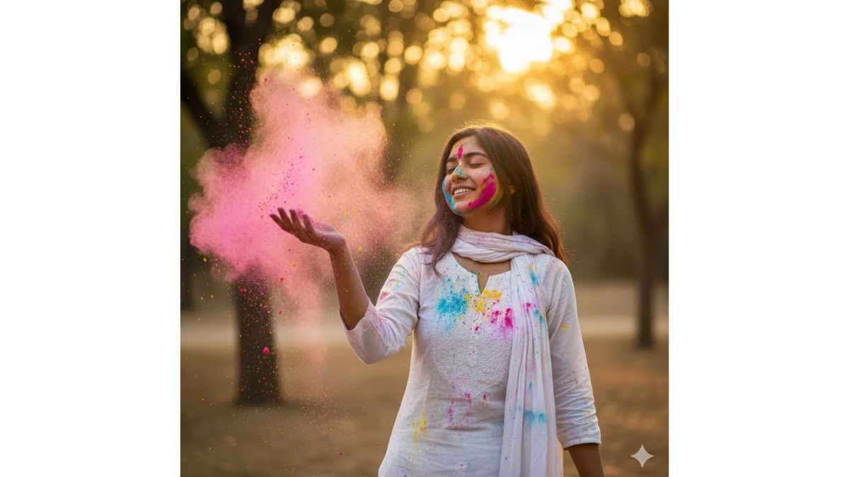 Happy Holi Gemini AI Photo Editing Prompts: Generate the Festival of Colors with Stunning Visuals