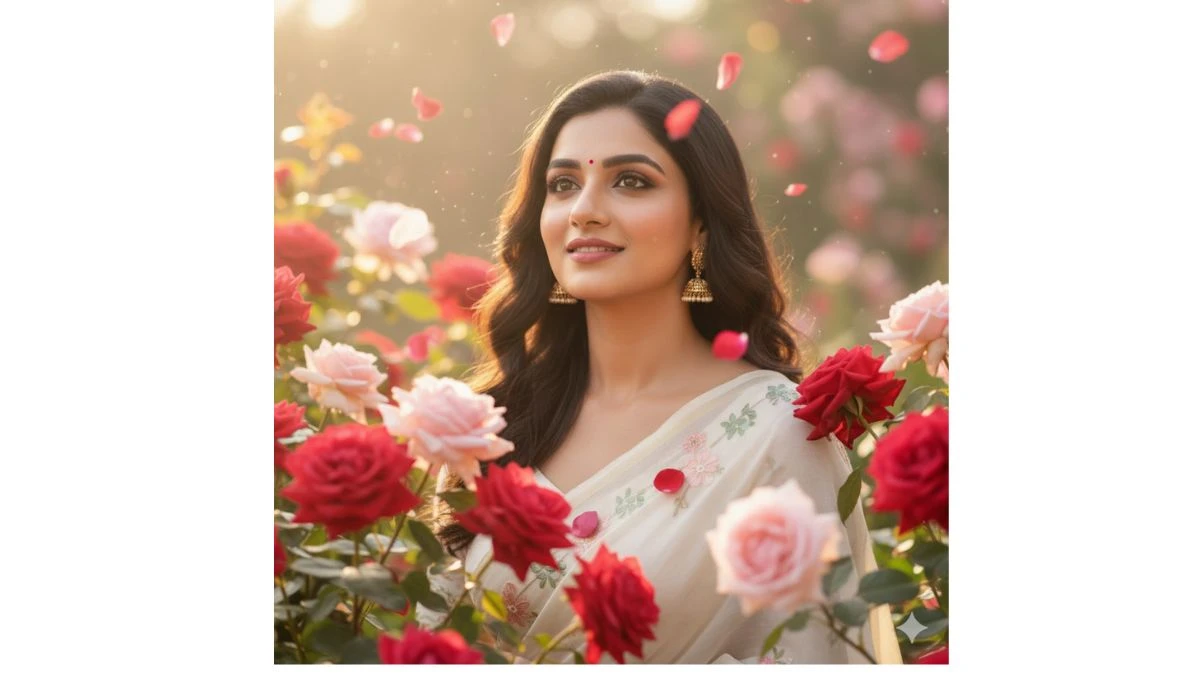 10 Trending Rose Day Gemini AI Photo Editing Prompts for Boys and Girls: Celebrate Love with Stunning Portrait