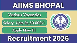 AIIMS Bhopal Recruitment 2026 - Apply Online for 03 DEO, Field Investigator And More Posts
