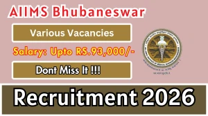 AIIMS Bhubaneswar Recruitment 2026 - Apply Offline for 06 Project Technical Support, Project Research Scientist Posts