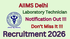 AIIMS Delhi Laboratory Technician Recruitment 2026 - Apply Offline